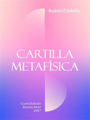 cover image of Cartilla Metafísica
